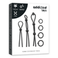 Addicted Toys - Flexibelt silikon penisringset, 7 delar