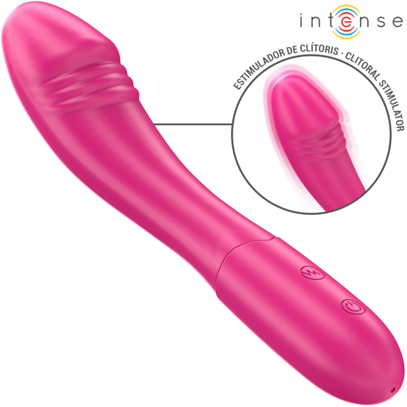 INTENSE - BELINDA VIBRATOR 19 CM FLEXIBLE 10 VIBRATIONS PINK - Kink&Play