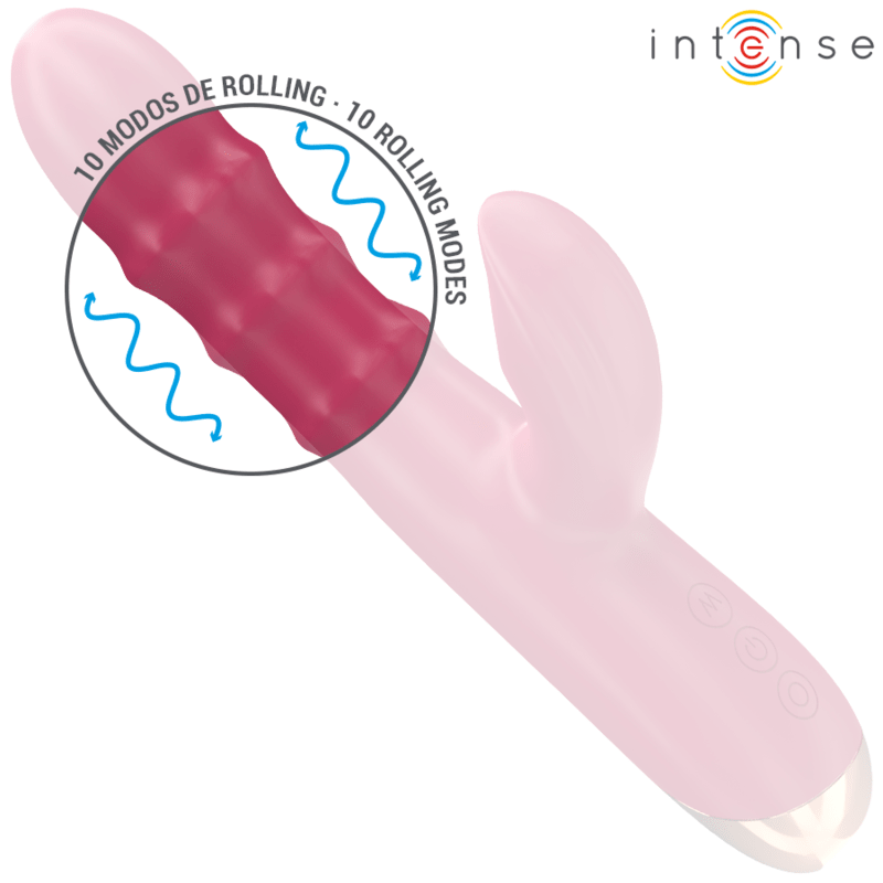 INTENSE - CHLOE MULTIFUNCTION VIBRATOR 3 IN 1 RED - Kink&Play