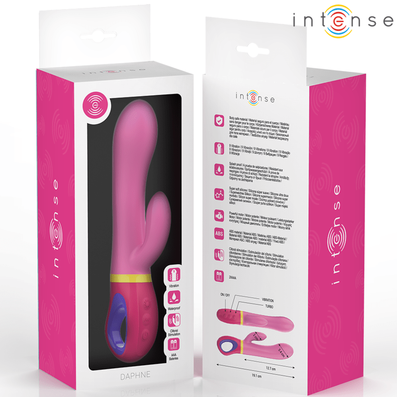 INTENSE - DAPHNE PINK RABBIT VIBRATOR - Kink&Play