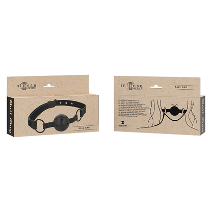 INTENSE - FETISH VEGAN LEATHER BALL GAG - Kink&Play