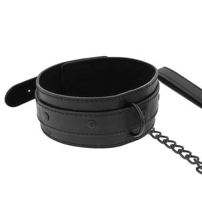 INTENSE - FETISH VEGAN LEATHER COLLAR - Kink&Play