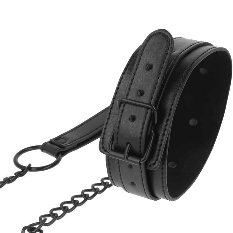 INTENSE - FETISH VEGAN LEATHER COLLAR - Kink&Play