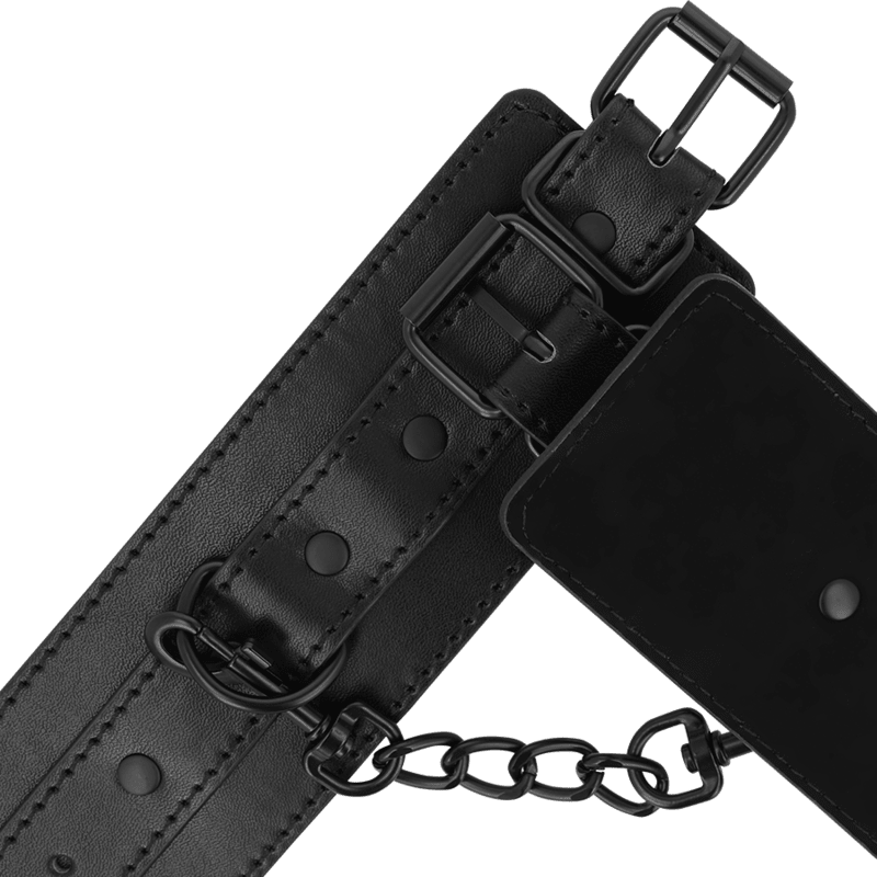 INTENSE - FETISH VEGAN LEATHER HANDCUFFS - Kink&Play
