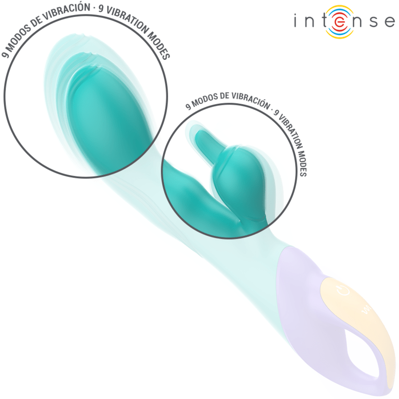 INTENSE - FRED RABBIT VIBRATOR BLUE - Kink&Play