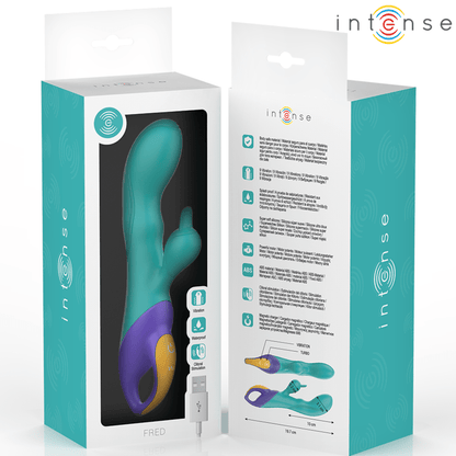 INTENSE - FRED RABBIT VIBRATOR BLUE - Kink&Play
