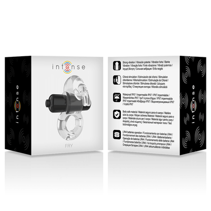 INTENSE - FRY TRANSPARENT VIBRATING RING - Kink&Play