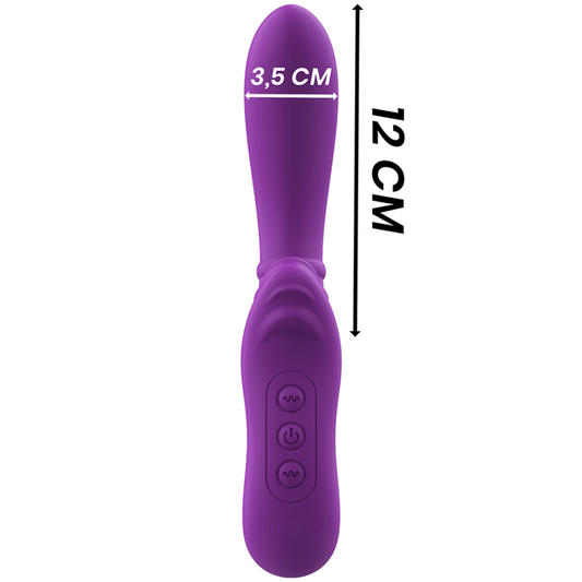 INTENSE - HARRY FLEXIBLE VIBRATOR WITH PURPLE TONGUE - Kink&Play