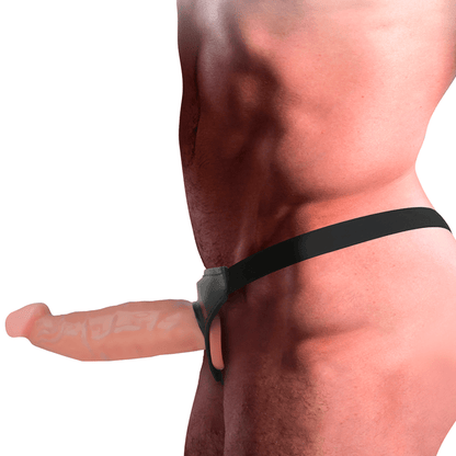 INTENSE - HOLLOW HARNESS WITH DILDO 18 X 3.5 CM - Kink&Play