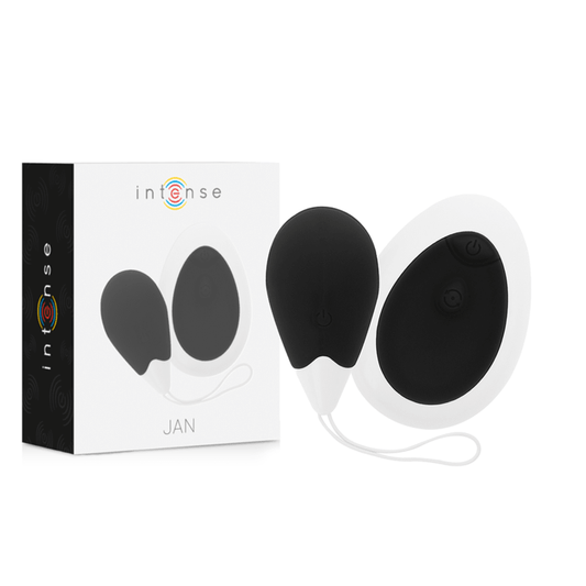 INTENSE - JAN VIBRATING EGG REMOTE CONTROL BLACK - Kink&Play