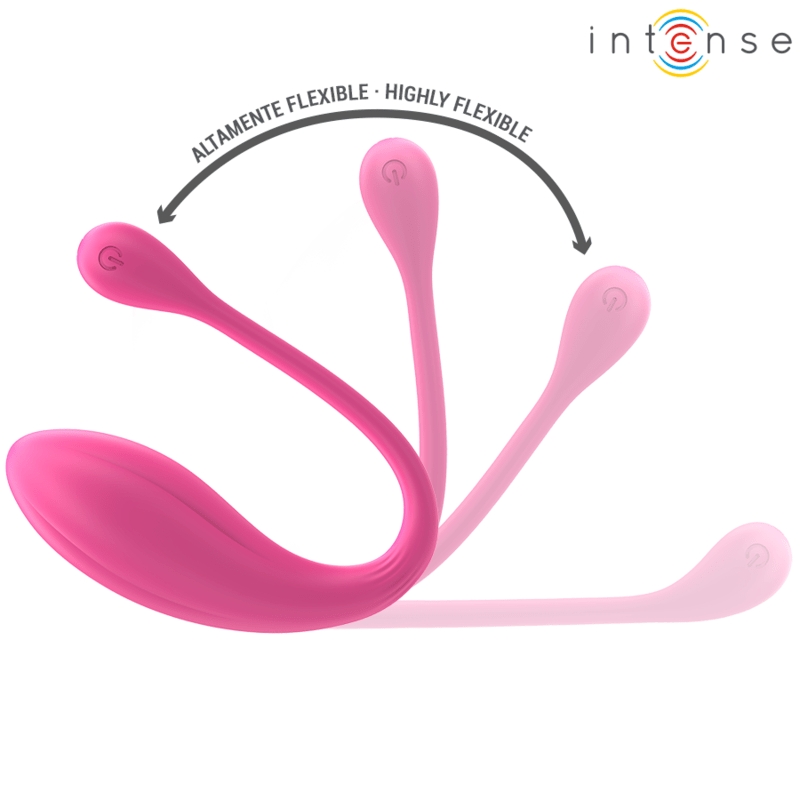 INTENSE - JANICE U VIBRATOR DOUBLE STIMULATION 10 VIBRATIONS PINK REMOTE CONTROL - Kink&Play