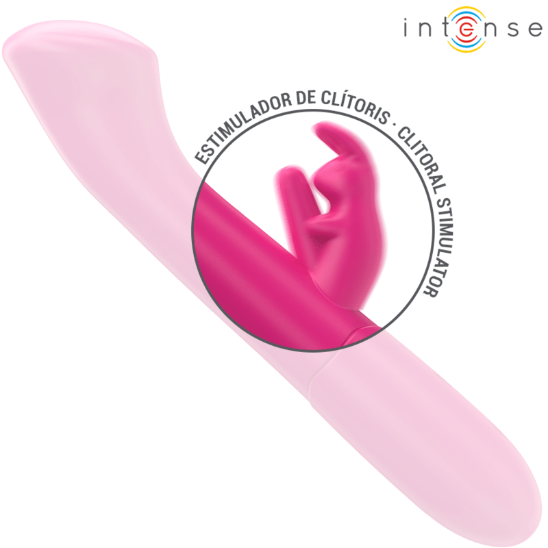 INTENSE - JULIETA RABBIT VIBRATOR 18.6 CM 10 VIBRATIONS PINK - Kink&Play
