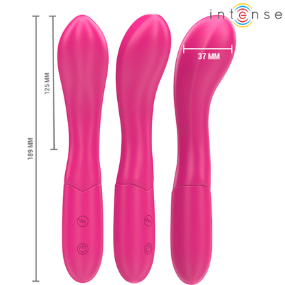 INTENSE - LISETTE VIBRATOR 19 CM FLEXIBLE 10 VIBRATIONS PINK - Kink&Play