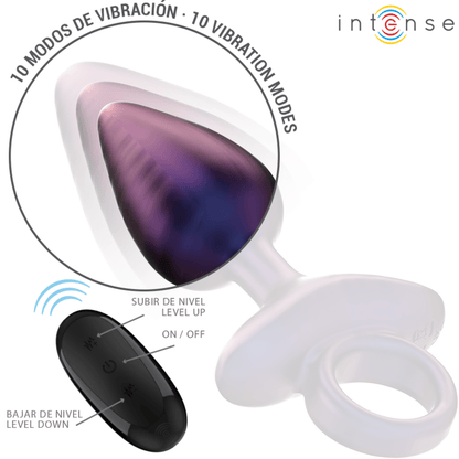 INTENSE - MICHAEL VIBRATING ANAL PLUG MODEL 2 REMOTE CONTROL - Kink&Play