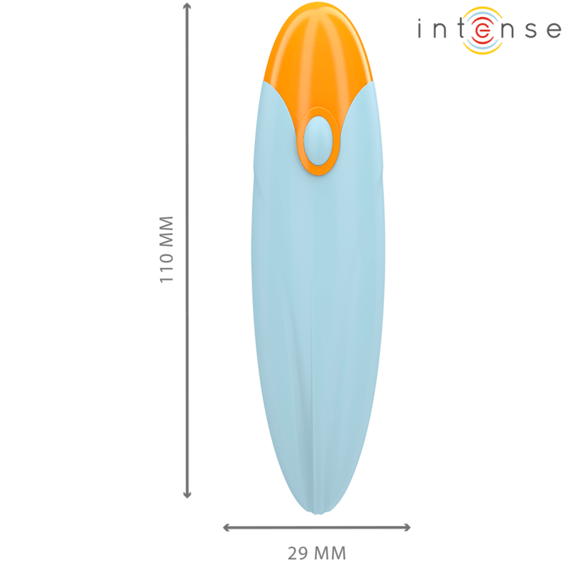 INTENSE - MIKE VIBRATING BULLET 10 VIBRATIONS BLUE - Kink&Play