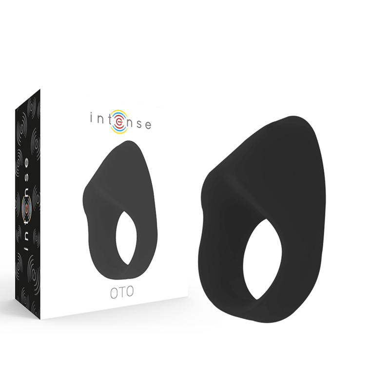 INTENSE - OTO BLACK RECHARGEABLE VIBRATOR RING - Kink&Play