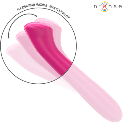 INTENSE - PATY VIBRATOR 19 CM FLEXIBLE 10 VIBRATIONS MODEL 2 PINK - Kink&Play