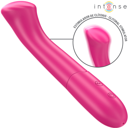 INTENSE - PATY VIBRATOR 19 CM FLEXIBLE 10 VIBRATIONS MODEL 2 PINK - Kink&Play