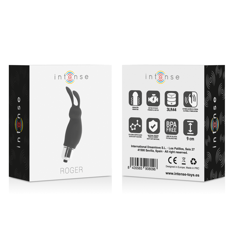 INTENSE - RABBIT ROGER BLACK - Kink&Play