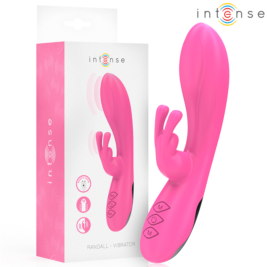 INTENSE - RANDALL RABBIT VIBRATOR 10 VIBRATIONS PINK - Kink&Play