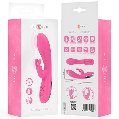 INTENSE - RANDALL RABBIT VIBRATOR 10 VIBRATIONS PINK - Kink&Play