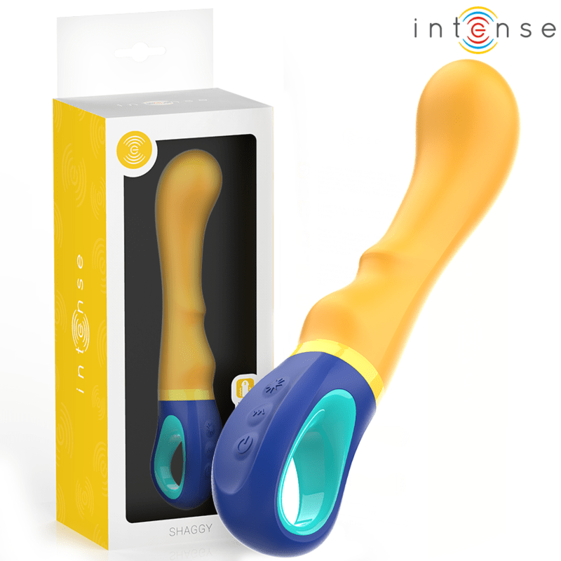 INTENSE - SHAGGY G - SPOT VIBRATOR YELLOW - Kink&Play