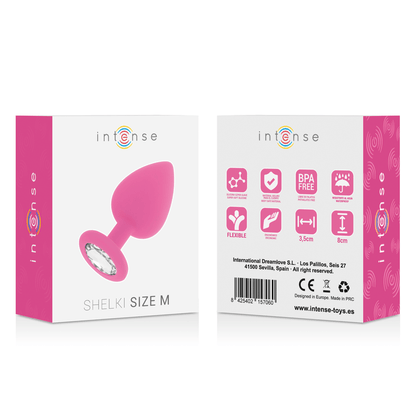 INTENSE - SHELKI M ANAL PLUG FUCHSIA - Kink&Play