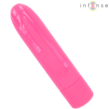 INTENSE - SYMONE USB RECHARGEABLE VIBRATING BULLET 8 VIBRATIONS PINK 10 X 2.2 CM - Kink&Play