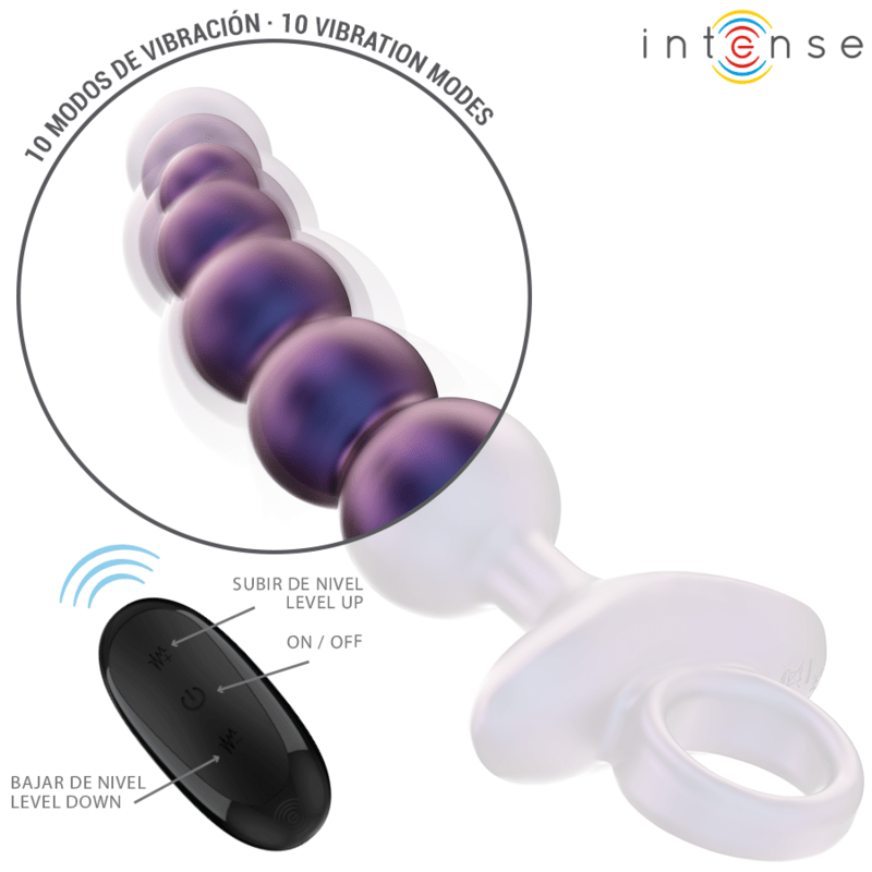 INTENSE - TITO VIBRATING ANAL PLUG MODEL 3 REMOTE CONTROL - Kink&Play