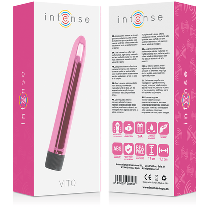 INTENSE - VITO VIBRATOR PINK - Kink&Play
