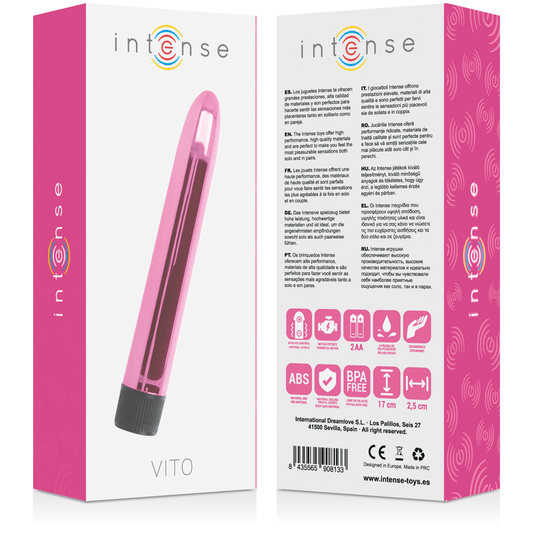 INTENSE - VITO VIBRATOR PINK - Kink&Play