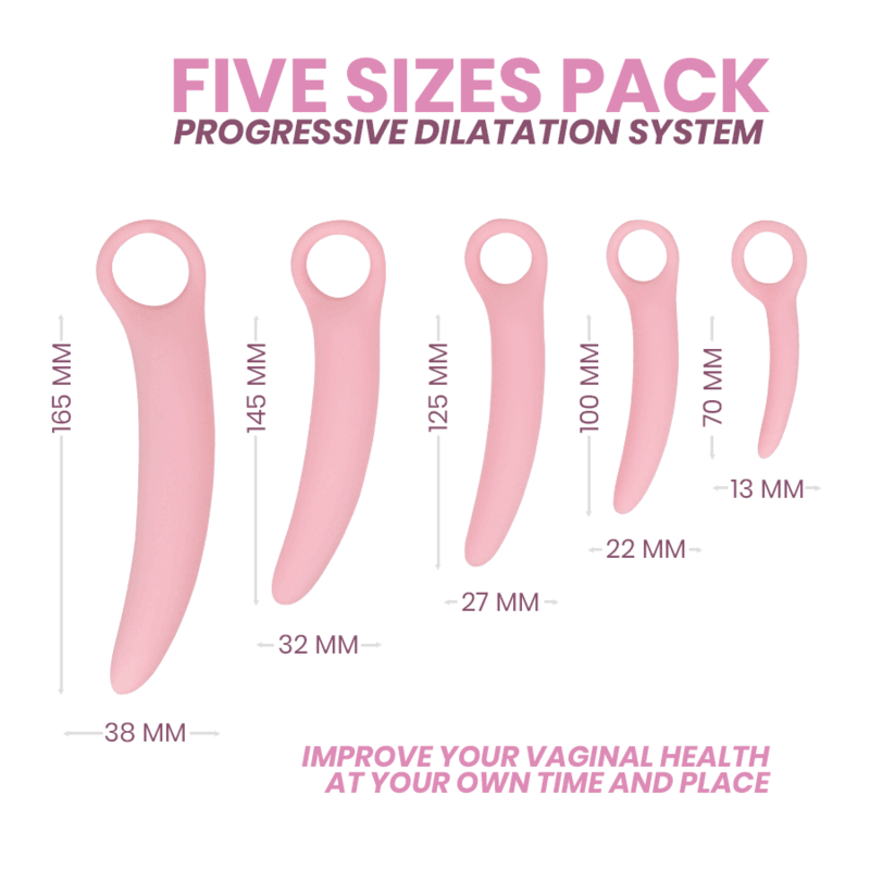INTIMICHIC - SILICONE DILATOR 5 PIECES SET - Kink&Play