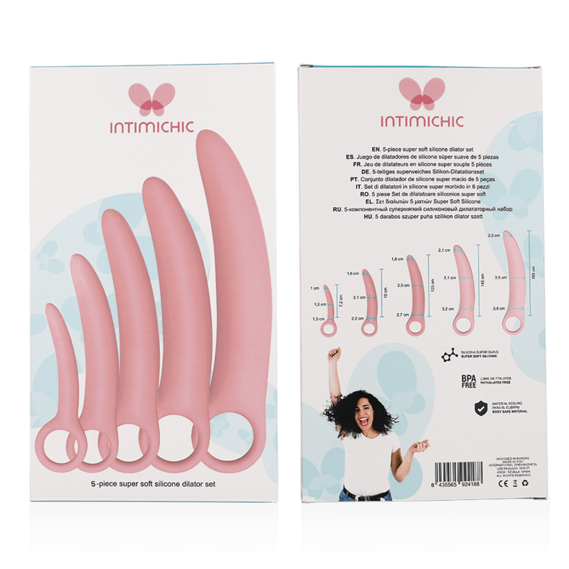 INTIMICHIC - SILICONE DILATOR 5 PIECES SET - Kink&Play