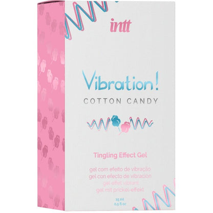 INTT - POWERFUL INTIMATE STIMULANT COTTON CANDY LIQUID VIBRATOR GEL 15 ML - Kink&Play