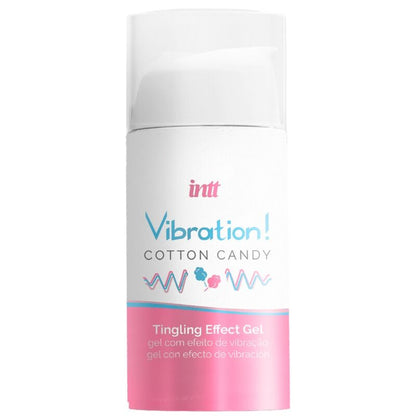 INTT - POWERFUL INTIMATE STIMULANT COTTON CANDY LIQUID VIBRATOR GEL 15 ML - Kink&Play