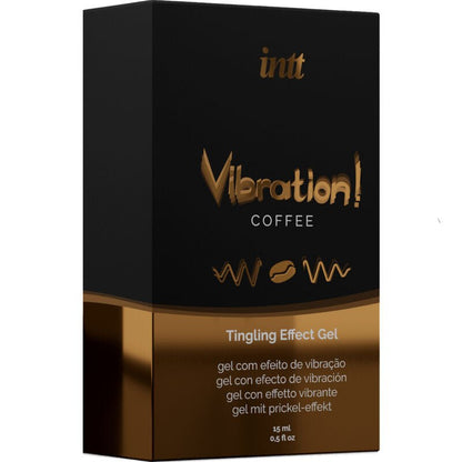 INTT - POWERFUL INTIMATE STIMULANT LIQUID VIBRATING GEL COFFEE 15ML - Kink&Play
