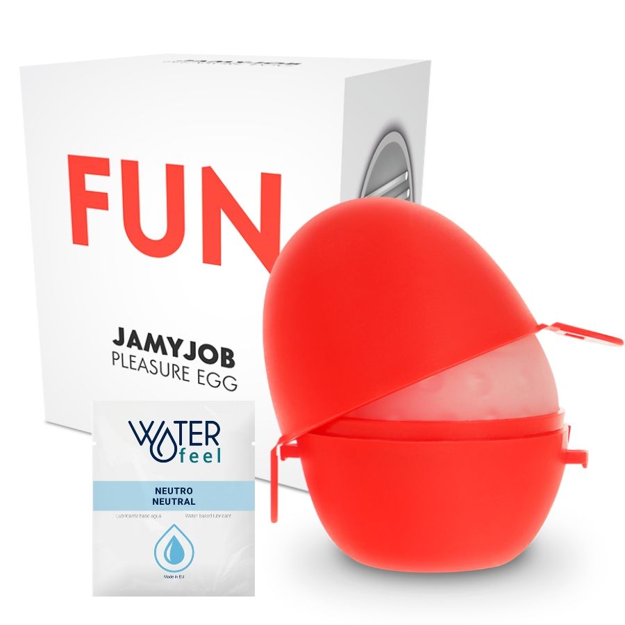 JAMYJOB - EGG MASTURBATOR RED EDITION DISCRETT - Kink&Play