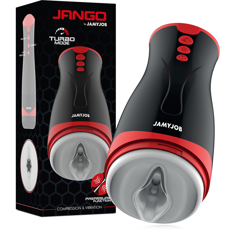 JAMYJOB - JANGO COMPRESSION AND VIBRATION MASTURBATOR - Kink&Play
