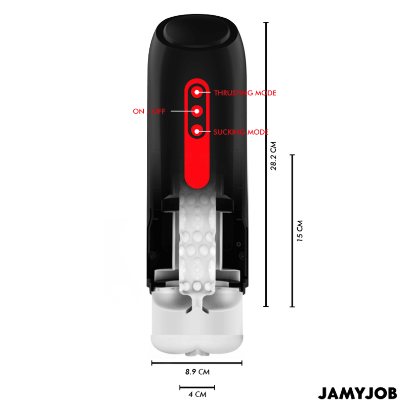 JAMYJOB - PHANTOM AUTOMATIC VAGINA MASTURBATOR 5 MODES STIMULATING WAVES AND THRUST - Kink&Play