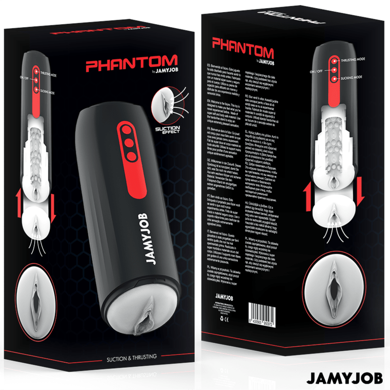 JAMYJOB - PHANTOM AUTOMATIC VAGINA MASTURBATOR 5 MODES STIMULATING WAVES AND THRUST - Kink&Play