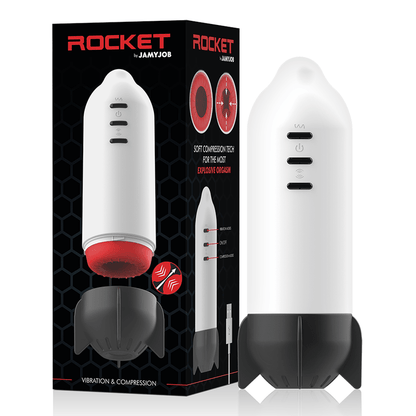 JAMYJOB - ROCKET MASTURBATOR SOFT COMPRESSION TECH AND VIBRATION - Kink&Play