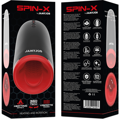 JAMYJOB - SPIN - X HEATING AND ROTATION MASTURBATOR - Kink&Play