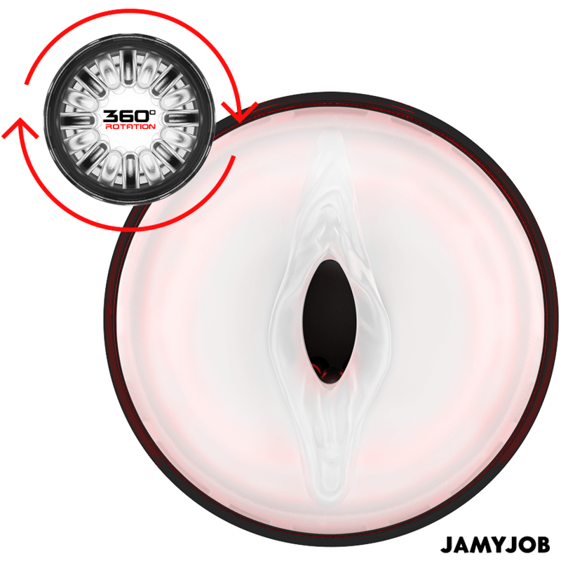 JAMYJOB - STORM AUTOMATIC VAGINA MASTURBATOR 10 ROTATION AND THRUST MODES - Kink&Play