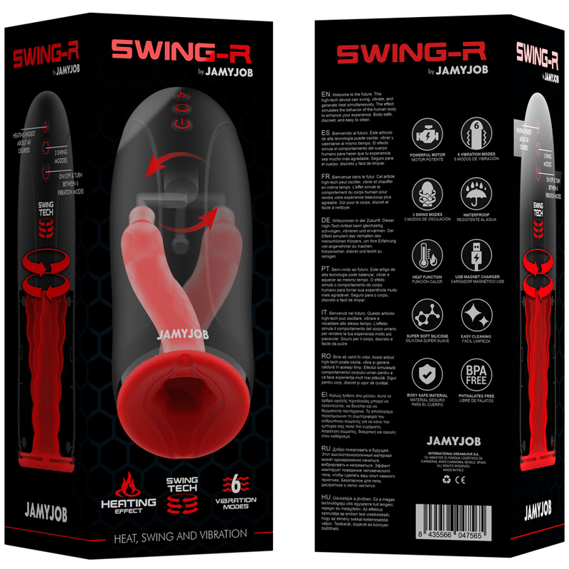 JAMYJOB - SWING - R HEATING EFFECT, SWING TECH AND VIBRATION MASTURBATOR - Kink&Play