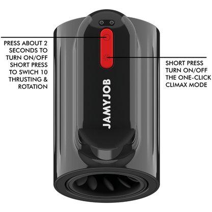 JAMYJOB - VORTEX THRUSTING AND 360 ROTATE TECH TURBO MODE MASTURBATOR - Kink&Play