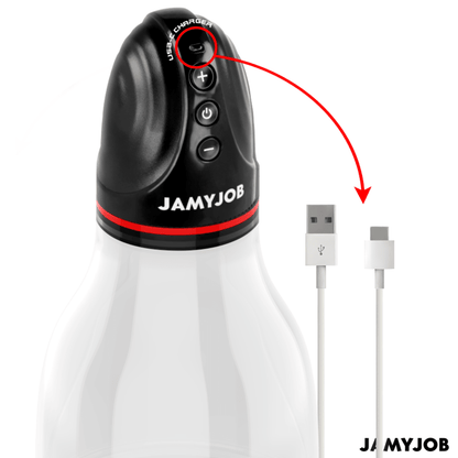 JAMYJOB - XPAND LITE AUTOMATIC TESTICLE PUMP 3 LEVELS OF STIMULATING WAVES GREY - Kink&Play