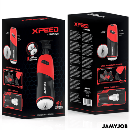 JAMYJOB - XPEED AUTOMATIC VAGINA MASTURBATOR 5 THRUSTING MODES AND SOUND EFFECT - Kink&Play