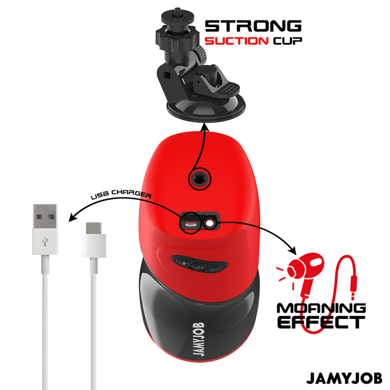 JAMYJOB - XPEED AUTOMATIC VAGINA MASTURBATOR 5 THRUSTING MODES AND SOUND EFFECT - Kink&Play