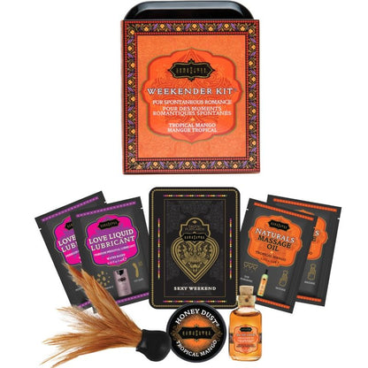 KAMASUTRA - WEEKENDER TIN KIT TROPICAL HANDLE - Kink&Play