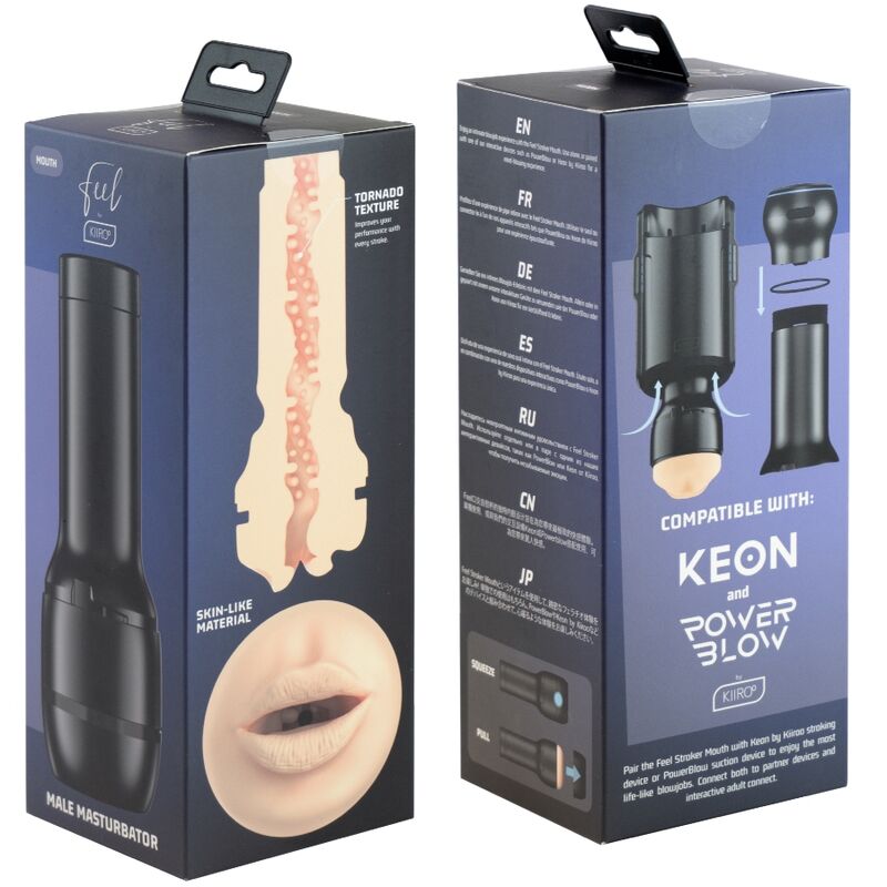 KIIROO - FEEL KIIROO MOUTH MASTURBATOR - Kink&Play